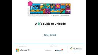 Talk: James Bennett - A 's guide to Unicode