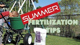 How To Fertilize The Lawn For Summer w/ Commercial Spreader Giveaway