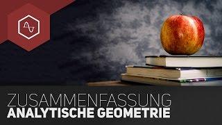 ANALYTISCHE GEOMETRIE fürs MATHE-ABI