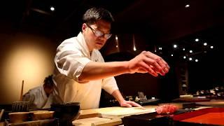 What Master Sushi Chefs & Master Plating looks like - Top Roppongi Restaurant