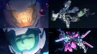 Guel VS Vim & Lauda (EP12 & 23)[Gundam Witch From Mercury ガンダム水星の魔女 グエル ラウダ ジェターク Schwarzette Felsi]