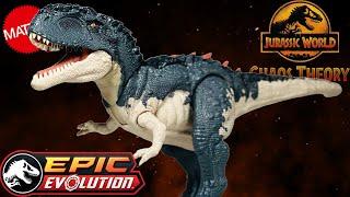 Mattel Chaos Theory Mapusaurus Review!! Jurassic World Epic Evolution Gigantic Trackers
