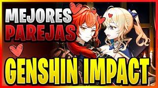 ¡ESPECIAL SAN VALENTIN GENSHIN IMPACT!  Mejores parejas y amistades | Genshin Impact Español