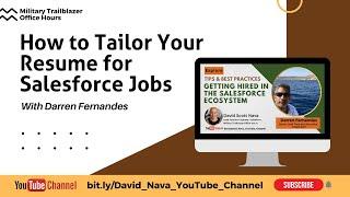 How to Tailor Your Resume for Salesforce Jobs