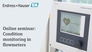 Condition monitoring in flowmeters | Online seminar