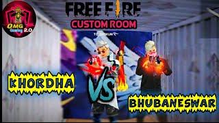 Khordha vs Bhubaneswar ! Custom Match! Garena FreeFire!Odia gamer!