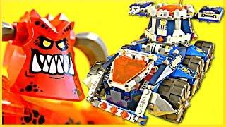 LEGO NEXO Knights Axl's Tower Carrier from 2016. Lego Animation using LEGO set 70322