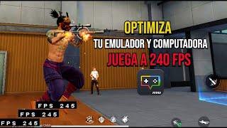 COMO PONER 240 FPS PARA SIEMPRE EN BLUESTACKS Y MSI APP PLAYER  EN FREE FIRE - 2024