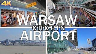 WARSAW CHOPIN AIRPORT - POLAND 2024 4K