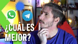 WHATSAPP vs SIGNAL vs TELEGRAM: ¿Cuál CUIDA MÁS tu PRIVACIDAD?