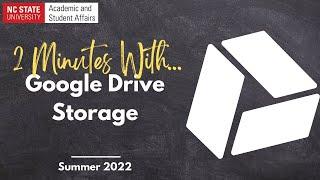 Reviewing Google Workspace Storage