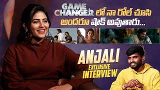 #Gamechanger Actress Anjali Exclusive Interview | Ram Charan | Shankar | Manastars