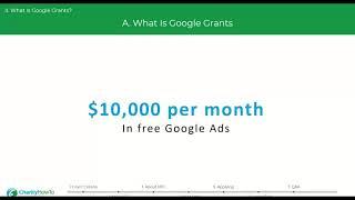 Free Nonprofit Webinar: Google Ad Grants 101 - $10K/Month In Free Ads