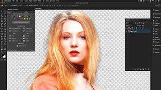 Duplicate and help layer in Photoshop - Docma Freistellen Tutorial #4