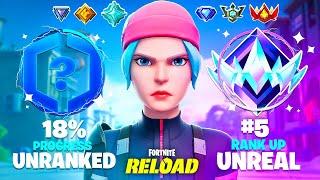 Unranked To Unreal Speedrun In 24 Hours! (Fortnite Reload)