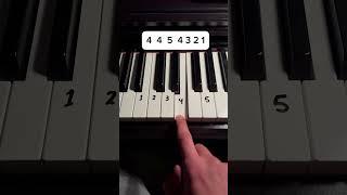 Super simple and easy to learn (Seven Nation Army) #piano  #tutorial #pianotutorial #easy