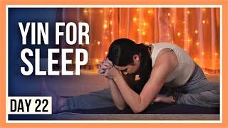 15 min Yin Yoga for Sleep – Day #22 (YOGA FOR FLEXIBILITY & RELAXATION)