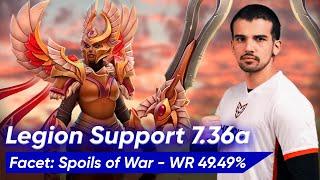 KJ LEGION COMMANDER 7.36a SUPPORT 4 Pos | Dota 2 Pro Gameplay