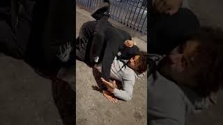 Bottom of Street Fight Submission