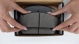 KFE855-104 QuietAdvanced Front Ceramic Brake Pad Unboxing