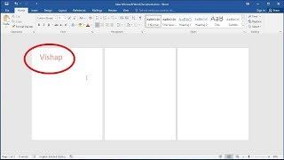 Put Header only on first page in Word