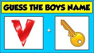 Guess The Boys Name by Emoji Challenge | Hindi New Paheliyan in Hindi | Majedar Cartoon Paheli