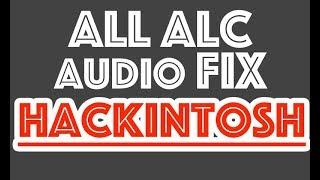 Hackintosh Audio Fix For All Versions
