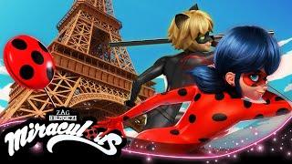 1 STUNDE MIRACULOUS |  LADYBUG Y CAT NOIR  | Kompilation STAFFEL 1