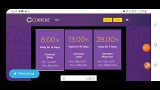 Coineke .com online hyip investment site details. Paying: 18.2.2022. #payment_proof hyip reviewer