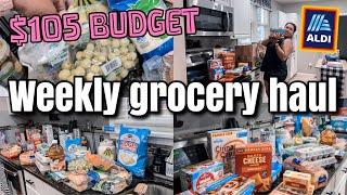 Grocery Shopping Before My Surgery | $105 Grocery Haul as a Single Mom | Aldi Finds