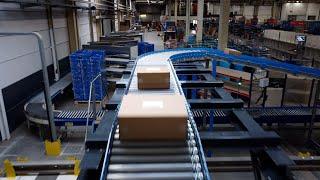 High-speed automated packaging at Monta e-fulfillment