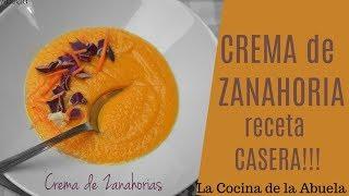 Crema de zanahorias  La Cocina de la Abuela