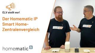 Homematic IP Zentralenvergleich - ELV stellt vor!