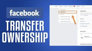 How To Transfer Ownership On Facebook Page (2024) EASY TUTORIAL