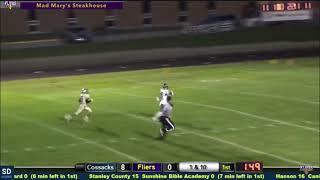 Sioux Valley Cossacks ~ Damian Danziesen with an 80 yd TD REC