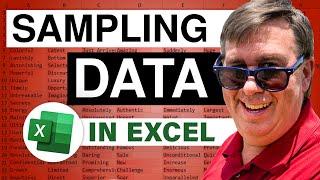 Excel - Select a Random Sample in Excel - Two Ways - Episode 719