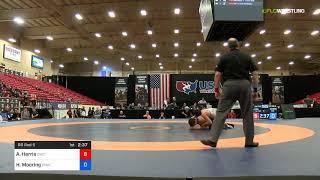 2018 Marine Corps US Open/UWW Junior Greco Roman 97 RR Rnd 5 - Austin Harris (CWC-TMWC) Vs. Hunter