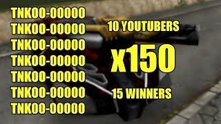 MEGA 150 CONTAINERS GIVEAWAY BY 10 YOUTUBERS | 15 Winners | Tanki Online