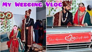 My Rukhsati Vlog||Barat Day||My Wedding Ceremony ️