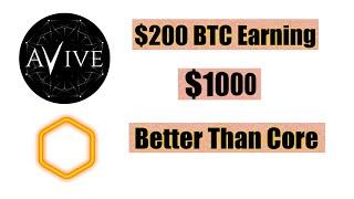 $200 Bitcoin Earning Proof || Avive Mining App New Update Today || Better Than Satoshi Core