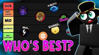 Ranking The BEST Roblox Exploit Youtubers... | Roblox Exploit Youtuber Tier List