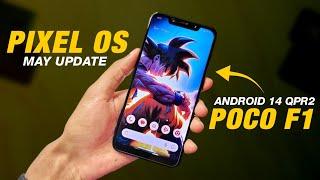 POCO F1 - Pixel OS 14.0 Official | Android 14 QPR2 | Dynamic Rom | New Features & Security Update