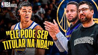 GUI SANTOS É ADORADO POR CURRY E ELENCO DOS WARRIORS: 'PODE SER TITULAR NA NBA'