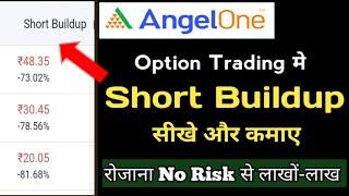 Option Trading Short Buildup | Short Buildup effect on Call Put in Options Trading | Angleone | MSM