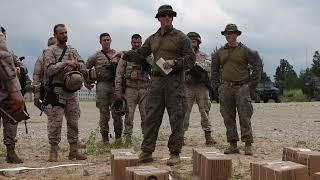 U.S. and Spanish Marines with Latvian Soldiers in Baltic Operations