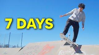 I Learned How to Skateboard In a Week