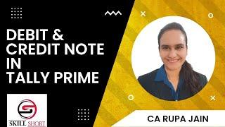 Debit note and credit note in tally prime