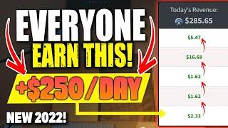 (NEW!) This HACK Earns +$250.00/DAY To Everyone in 2022 | CPA MARKETING