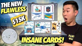 Opening an INSANE $15,000 box of the NEW FLAWLESS FOOTBALL with CRAZY 1/1 CARDS! 