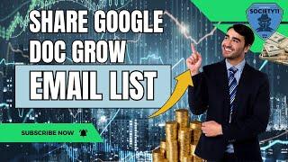 Automation Wednesday Exclusive - Share Google Doc Get Email Leads